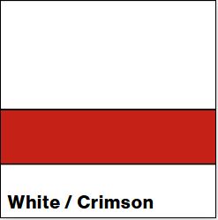 White/Crimson LASERMAX 1/16IN - Rowmark LaserMax